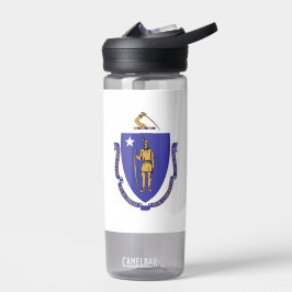 Botella de agua con bandera de Massachusetts, Esta