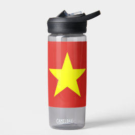 Botella de agua con bandera de Vietnam