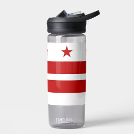 Botella de agua con bandera de Washington DC, EEUU