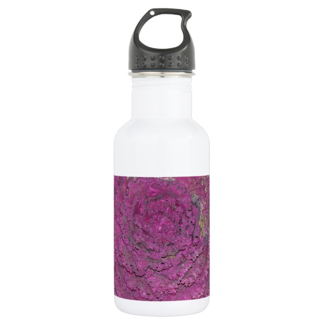 Botella De Agua con col morada (Anverso)