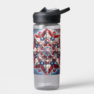 Botella de agua con diseño de colores noruegos
