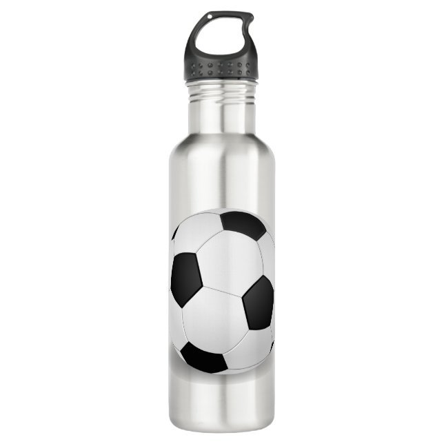 Botella de agua con el balón de fútbol de la UEFA (Anverso)