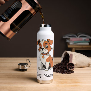 Botella de agua con estilo Dog Mama