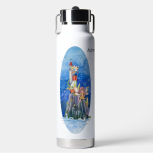 Botella de agua con Fe y Faro