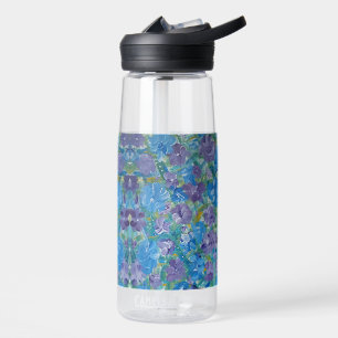 Botella de agua con flores de Lavendar Rosas
