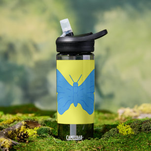 Botella de agua con la bandera de Bady Bassit, Bra