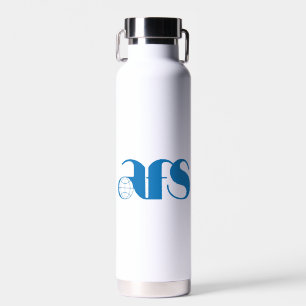 Botella de agua con logotipo AFS 1976