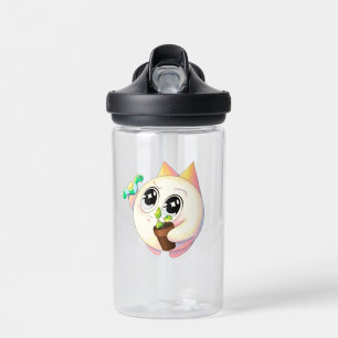Botella de Agua con Mascota de Gato Adorable – Gat
