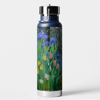 botella de agua con mi jardín privado