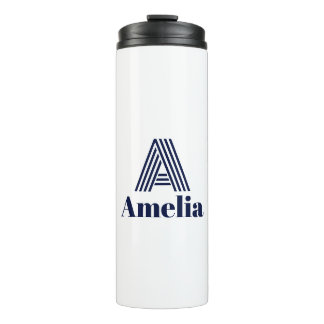 Botella de agua con nombre personalizado
