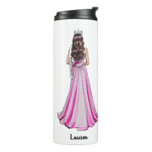 Botella de agua con retrato de reina personalizada
