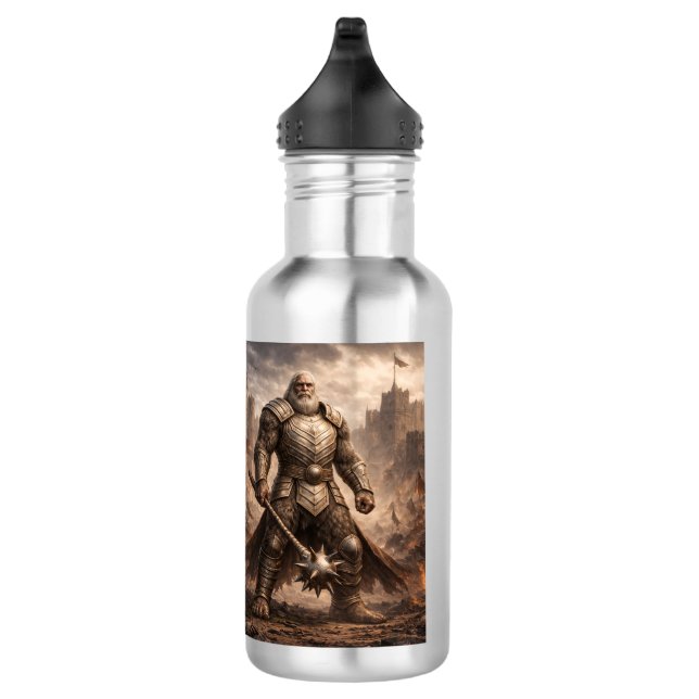 Botella de agua con símbolos místicos de Gnome (Derecha)