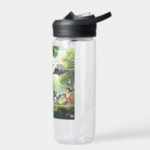 Botella de agua con tema Ghibli