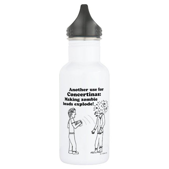 Botella De Agua Concertina hace explotar a zombies (Izquierda)