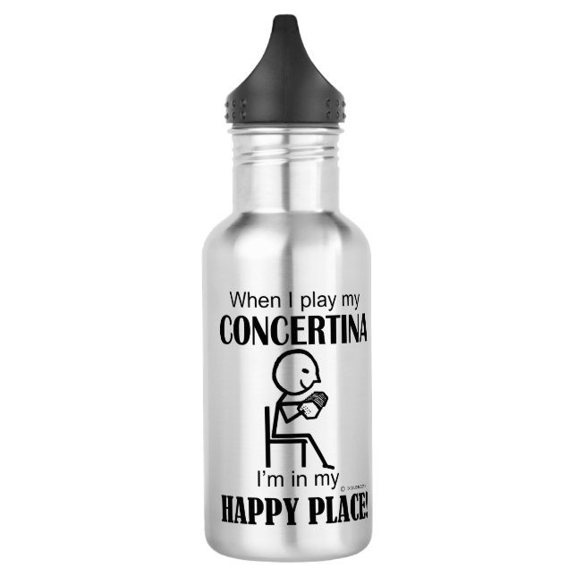 Botella De Agua Concertina Happy Place (Izquierda)