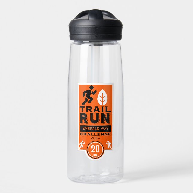 Botella De Agua Concurso de carreras de Trail Runner (Delante)
