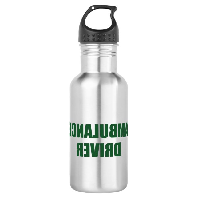 Botella De Agua Conductor de ambulancia (Anverso)