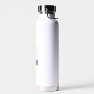 Botella De Agua Conejita Vaca Occidental Highland Huevos De Pascua