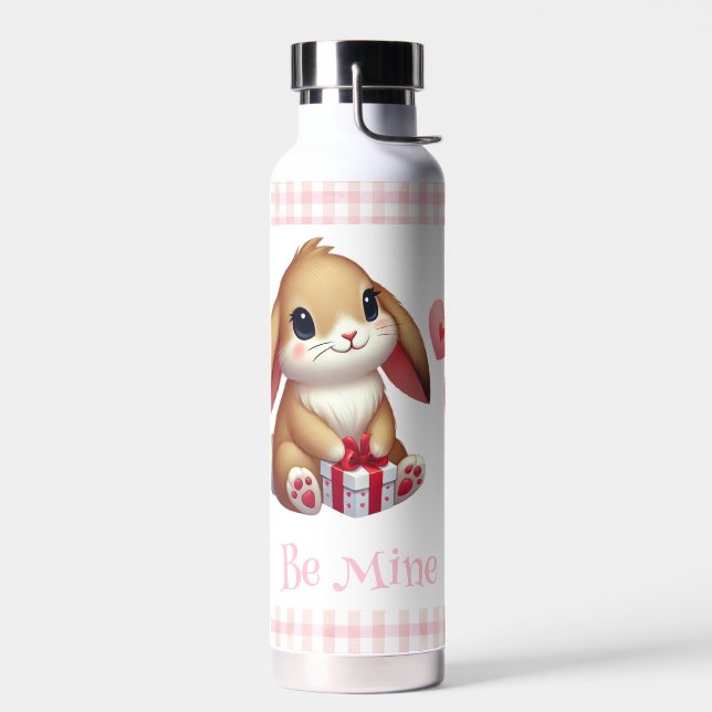 Botella De Agua Conejito lindo del día de San Valentín  (Izquierdo)
