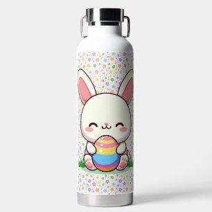 Botella De Agua Conejo de primavera/Semana Santa con huevo