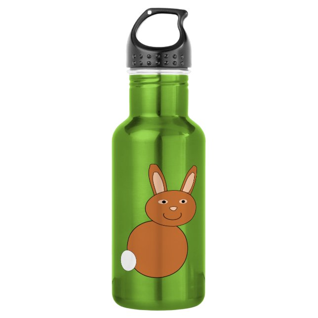 Botella De Agua Conejo Feliz de Pascua (Anverso)
