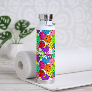 Botella De Agua Confetti y globos Fiestas de pellebol personalizan