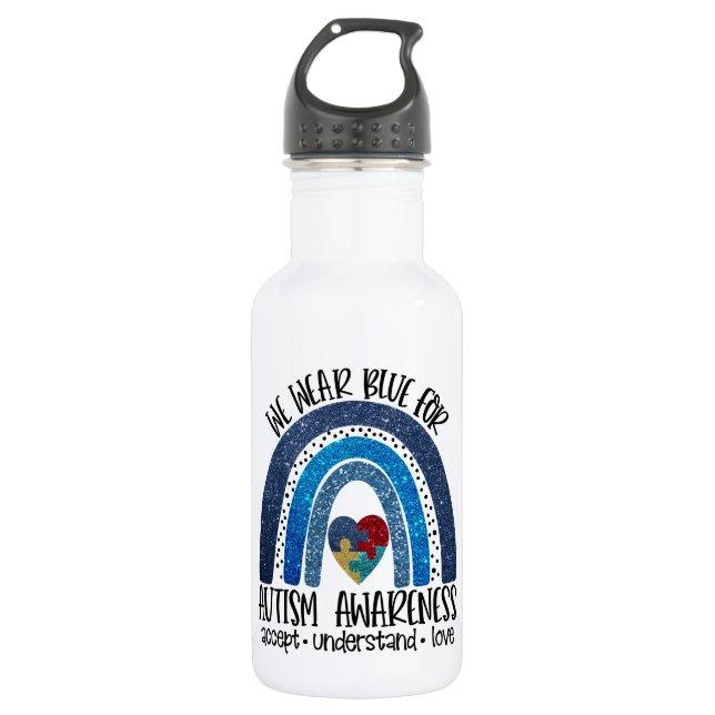 Botella De Agua Conservar o crear su propio frasco de agua (18 oz) (Anverso)