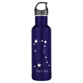 Botella De Agua Constelación geminíaca personalizada