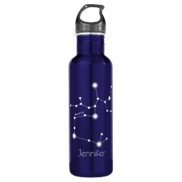 Botella De Agua Constelación zodiaca personalizada