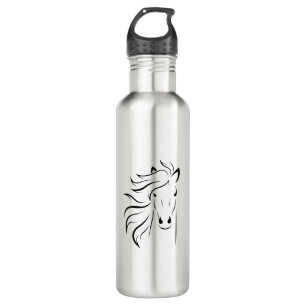 Botella De Agua Contorno de caballo