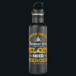 Botella De Agua Controlador de tráfico aéreo porque incluso piloto<br><div class="desc">Controlador de tráfico aéreo porque incluso pilotos</div>