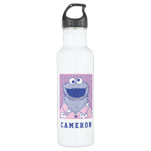 Botella De Agua Cookie Monster   Camiseta de cookie desplegable