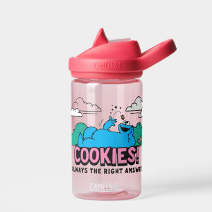 Botella De Agua Cookie Monster   Cookies Siempre la respuesta corr