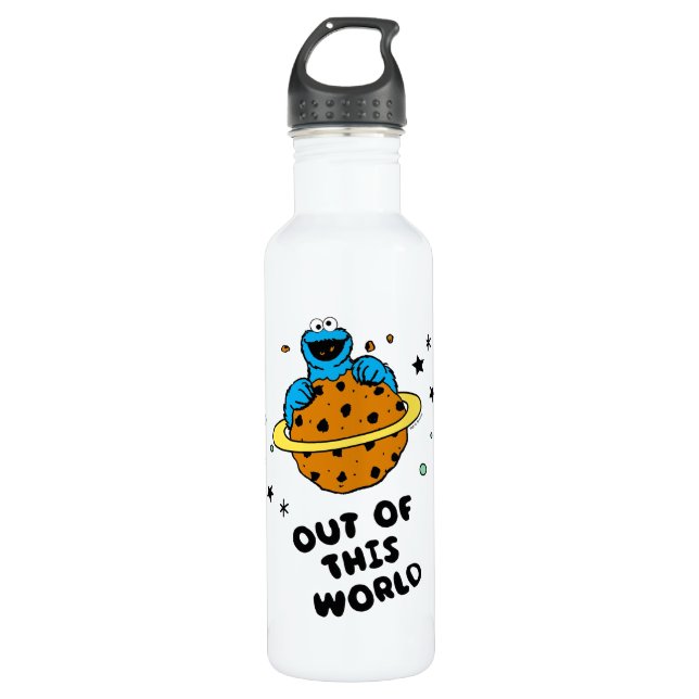 Botella De Agua Cookie Monster | Fuera de este mundo (Anverso)