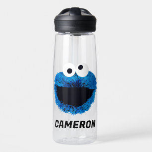 Botella De Agua Cookie Monster   Tendencia acuarela   Añadir su no