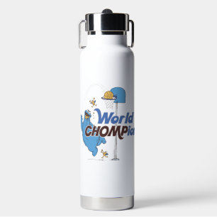 Botella De Agua Cookie Monster   Tiro de aros de básquetbol