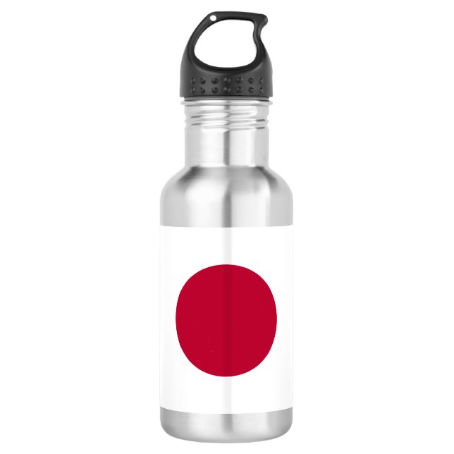 Botella De Agua Copa de papel de la bandera japonesa (Anverso)