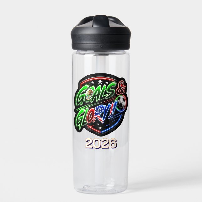 Botella De Agua Copa Mundial 2026 Celebrar (Delante)