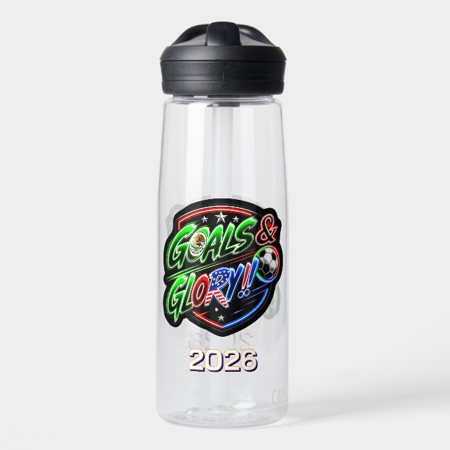 Botella De Agua Copa Mundial 2026 Celebrar (Delante)