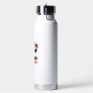 Botella De Agua Copas de vino Espíritus de Navidad Reno Cuerno Pi