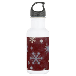 Botella De Agua Copo de nieve helado