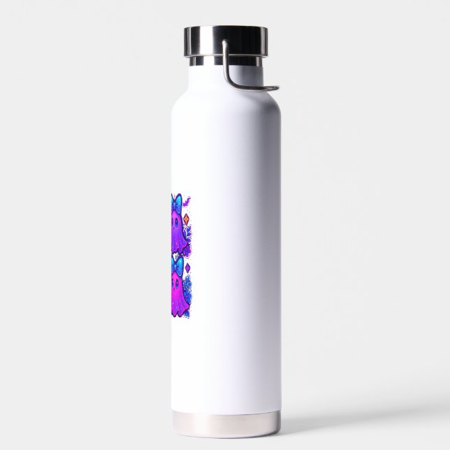 Botella De Agua Coquette Halloween Iridescente (Izquierdo)