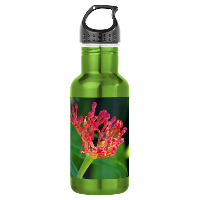 Botella De Agua Coral Bush en flor (Anverso)