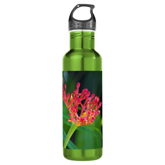 Botella De Agua Coral Bush en flor (Anverso)