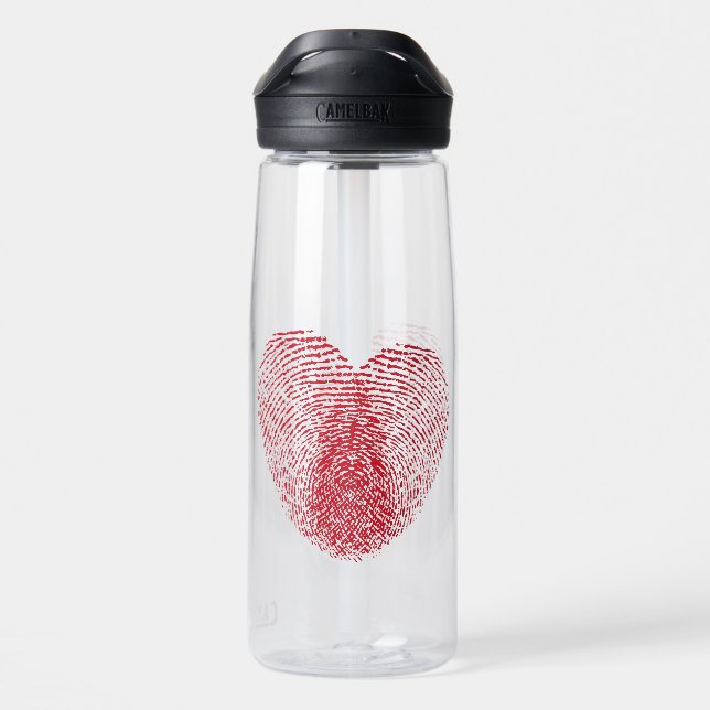 Botella De Agua Corazón (Atrás)