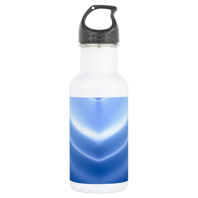 Botella De Agua Corazón azul (Anverso)