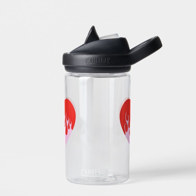 Botella De Agua Corazón de Fuego (Izquierdo)
