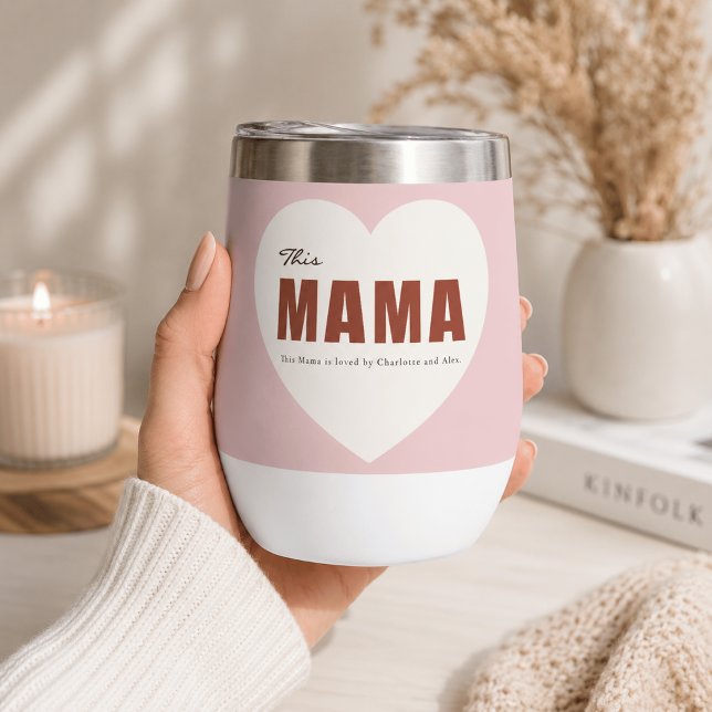Botella de Agua Corazón de Mama Personalizada Mode (Subido por el creador)