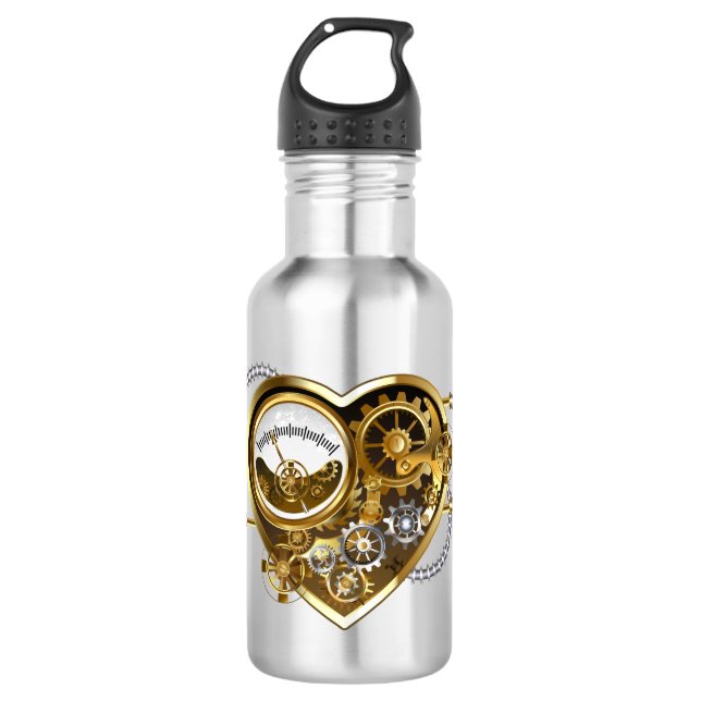 Botella De Agua Corazón de vapor con un manómetro (Anverso)