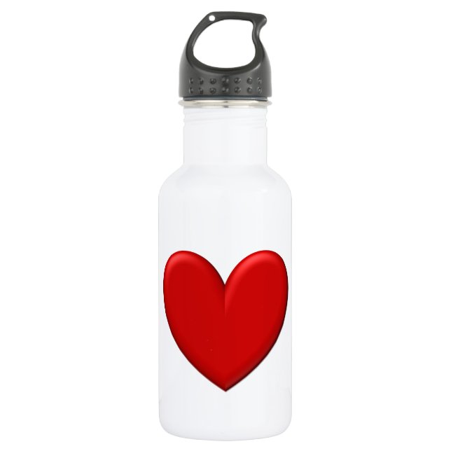 Botella De Agua Corazón esponjoso (Anverso)